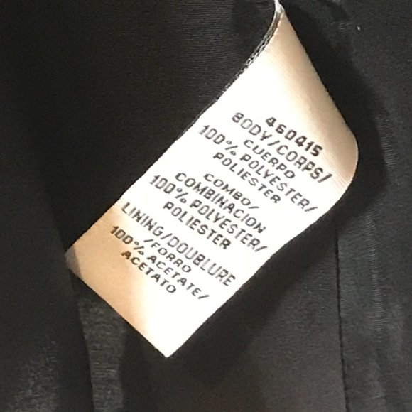 NWT Womens Size 6 Jill Jill Stuart Black Modern Floral Applique Dress - Picture 11 of 12